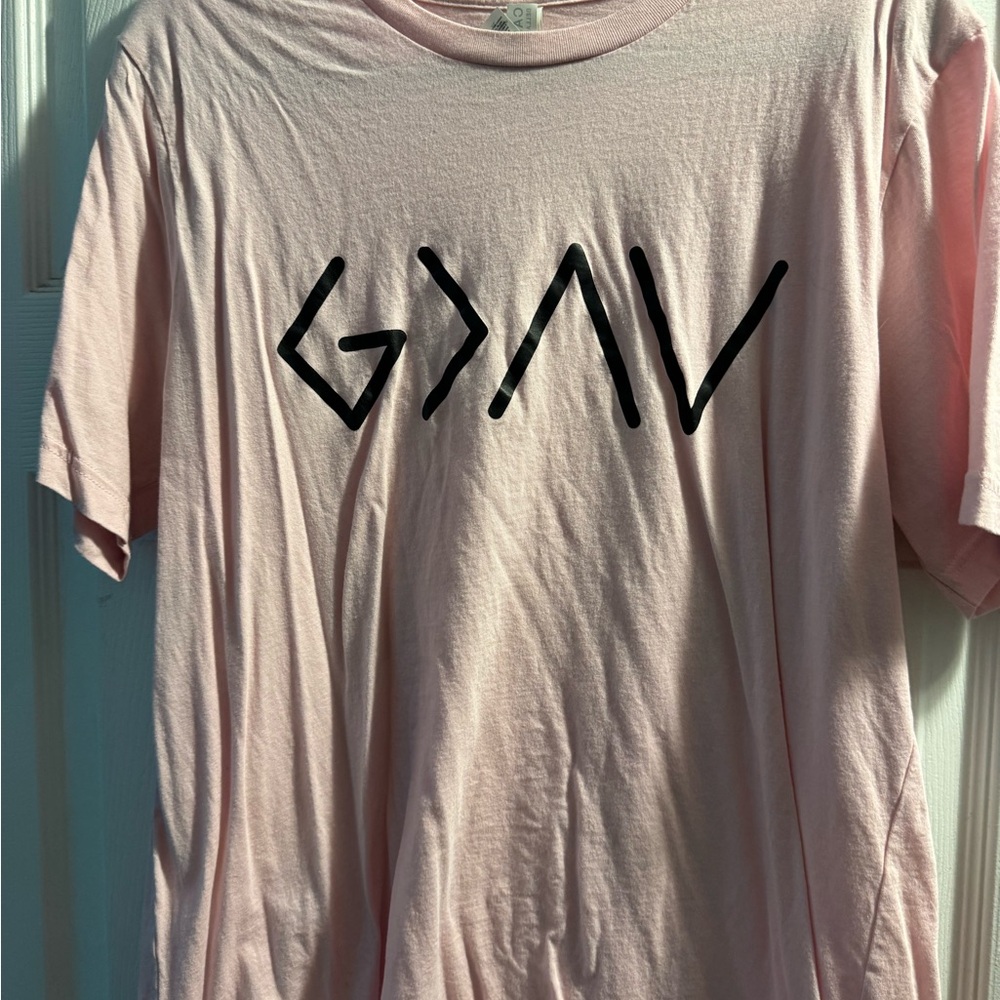 Pink Graphic Short-Sleeve T-Shirt - Unbranded